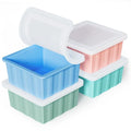 Smart Home Silicone Freezer Tray for Soup Ice Cubes: 2-Cup Set