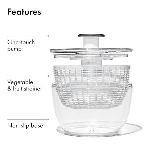 OXO Good Grips Salad Spinner | Lettuce Spinner | Fruit Collection