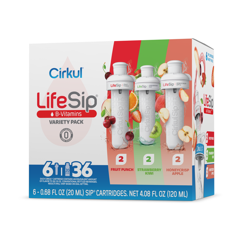 Zero-Calorie LifeSip 6-Pack Variety Pack PN3A - Vitamin-Infused Natural Refreshing Flavor Core - Default Title