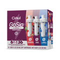 Natural Fruit Flavored GoSip 6-Pack Variety Pack CB6Q - Zero-Calorie Multi-Flavor Sip Pods for Water Bottle - Default Title