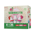 Natural Fruit Flavored Sabrocita 6-Pack Variety Pack E8JI - Vitamin-Infused Natural Refreshing Flavor Core - Default Title