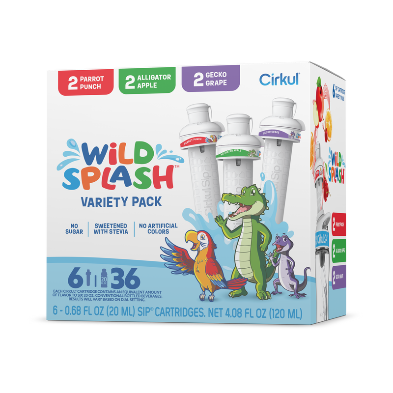 Vitamin-Infused Wild Splash 6-Pack Variety Pack 2TB7 - Vitamin-Infused Natural Refreshing Flavor Core - Default Title