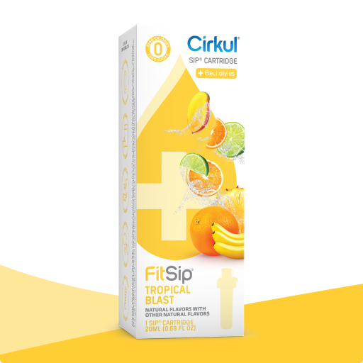 Sugar-Free FitSip Tropical Blast YWXV - Electrolyte Hydration Enhanced Taste Cartridges - Default Title