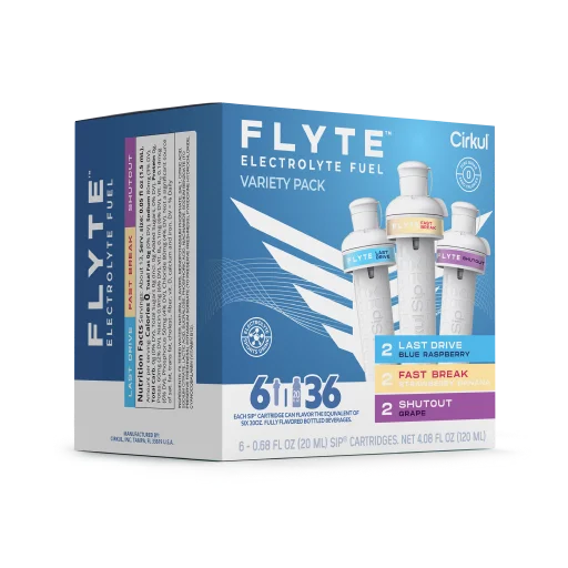 Vitamin-Infused Flyte 6-Pack Variety Pack MMZB - Vitamin-Infused Natural Refreshing Flavor Core Detail