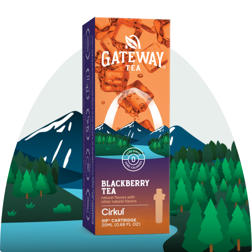 Zero-Calorie Gateway Blackberry Tea BDE1 - Electrolyte Hydration Enhanced Taste Cartridges - Default Title
