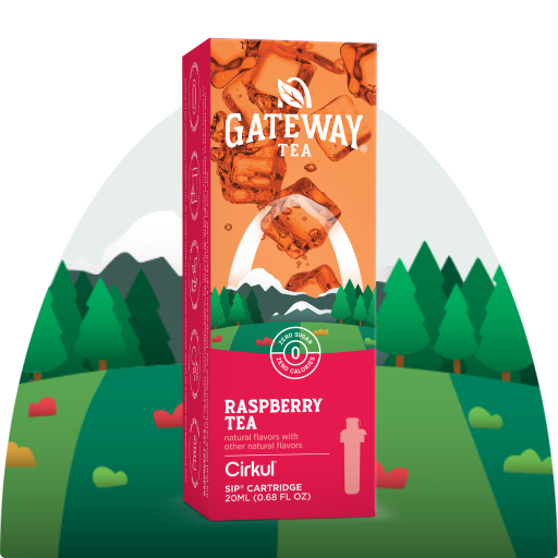 Sugar-Free Gateway Raspberry Tea TVCT - Vitamin-Infused Natural Refreshing Flavor Core - Default Title