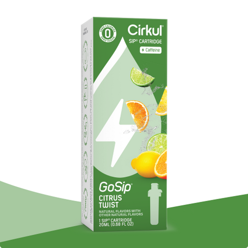 Natural Fruit Flavored GoSip Citrus Twist V1LS - Electrolyte Hydration Enhanced Taste Cartridges - Default Title