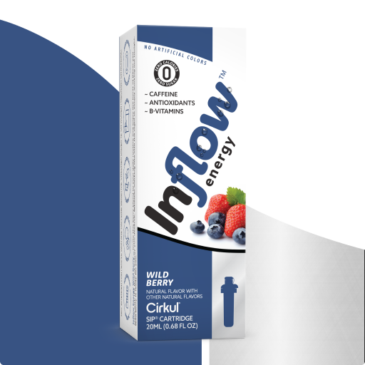 Zero-Calorie Inflow Energy Wild Berry VQ6U - Zero-Calorie Multi-Flavor Sip Pods for Water Bottle - Default Title