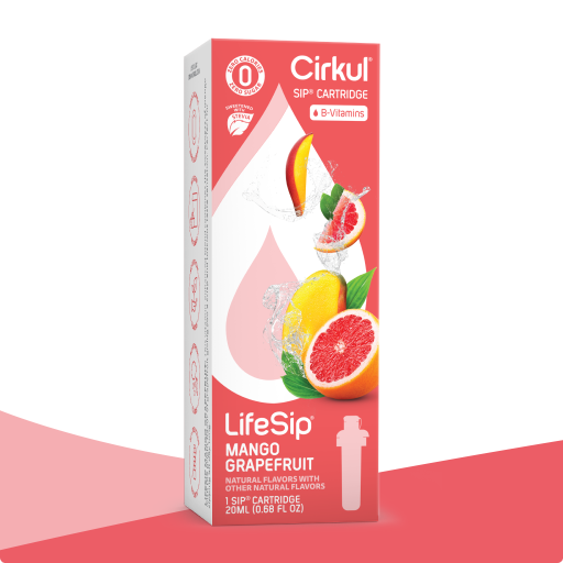 Vitamin-Infused LifeSip Mango Grapefruit (Stevia) HUV3 - Sugar-Free Fruit Flavor Cartridge Refill - Default Title