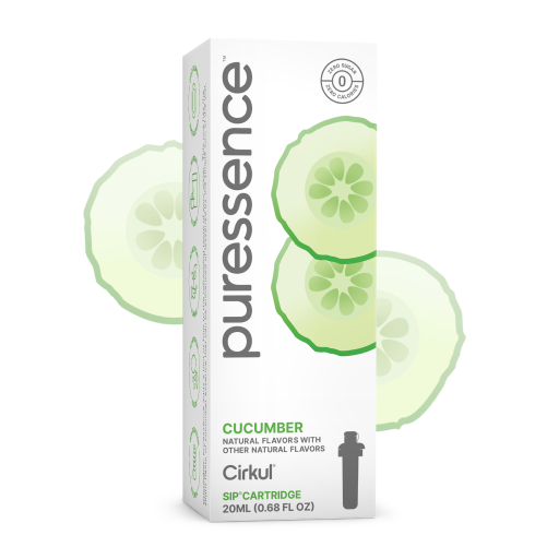 Refreshing Electrolyte Puressence Cucumber (Unsweetened) 5WHH - Electrolyte Hydration Enhanced Taste Cartridges - Default Title
