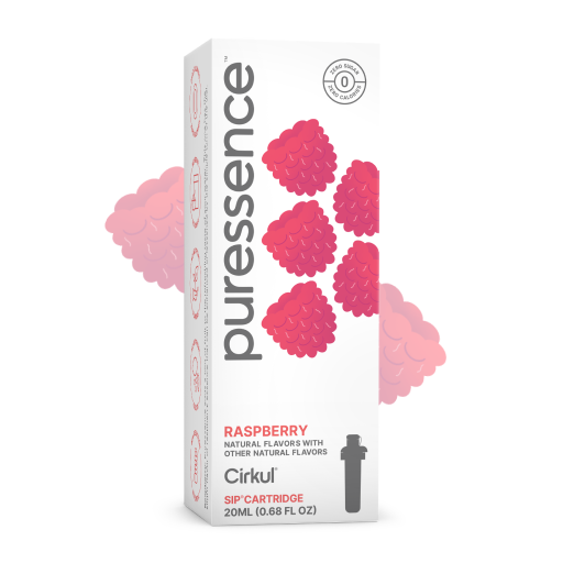 Natural Fruit Flavored Puressence Raspberry (Unsweetened) Y9NG - Sugar-Free Fruit Flavor Cartridge Refill - Default Title