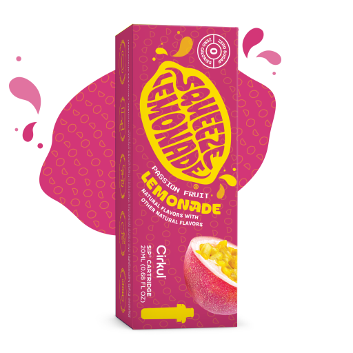 Vitamin-Infused Squeeze Passion Fruit Lemonade 2Z80 - Electrolyte Hydration Enhanced Taste Cartridges - Default Title