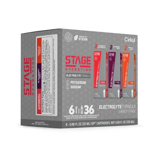 Sugar-Free Stage 6-Pack Variety Pack 4ZSP - Vitamin-Infused Natural Refreshing Flavor Core Detail